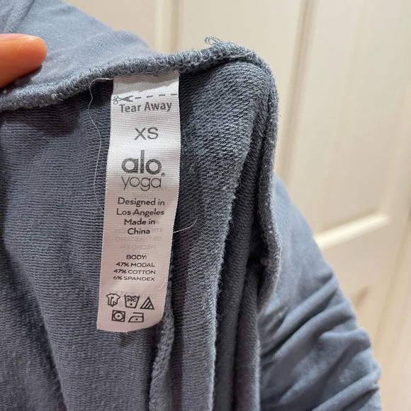 Alo Women Propel Sweatpant Jogger In Blue Haze Size XS - Picture 4 of 5